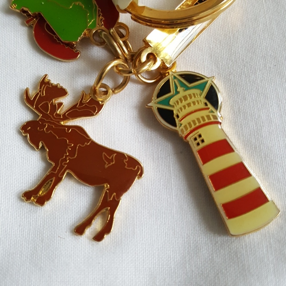 MAINE LOGO KEY CHAIN - Picture 3 of 4